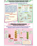 Prep. of Sodium Hydroxide &amp; Sodium Carbonate Chart - Laminated, With Rollers