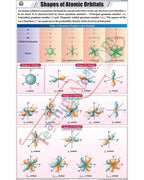 Shapes of Atomic Orbitals Chart - Laminated, With Rollers