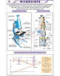 Microscope Chart - Laminated, With Rollers