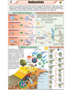 Radioactivity Chart - Laminated, With Rollers