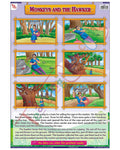 Monkeys and the Hawker - Laminated, Wall Sticking, 13x19 inch, 33x48 cm, English only
