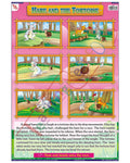 Hare & the Tortoise - Laminated, Wall Sticking, 13x19 inch, 33x48 cm, English only