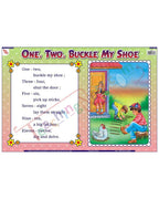 One, Two, Buckle My Shoe - Laminated, Wall Sticking, 13x19 inch, 33x48 cm, English only