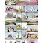 Historical Buildings Chart, English-Hindi