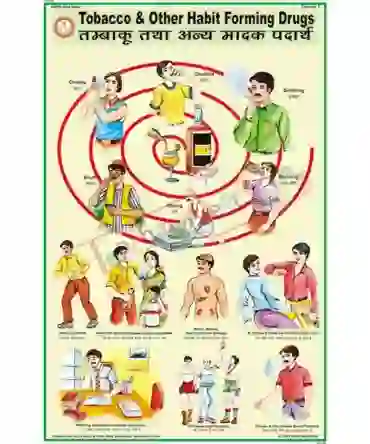 Tobacco & Habit Forming Drugs Chart, Eng-Hin