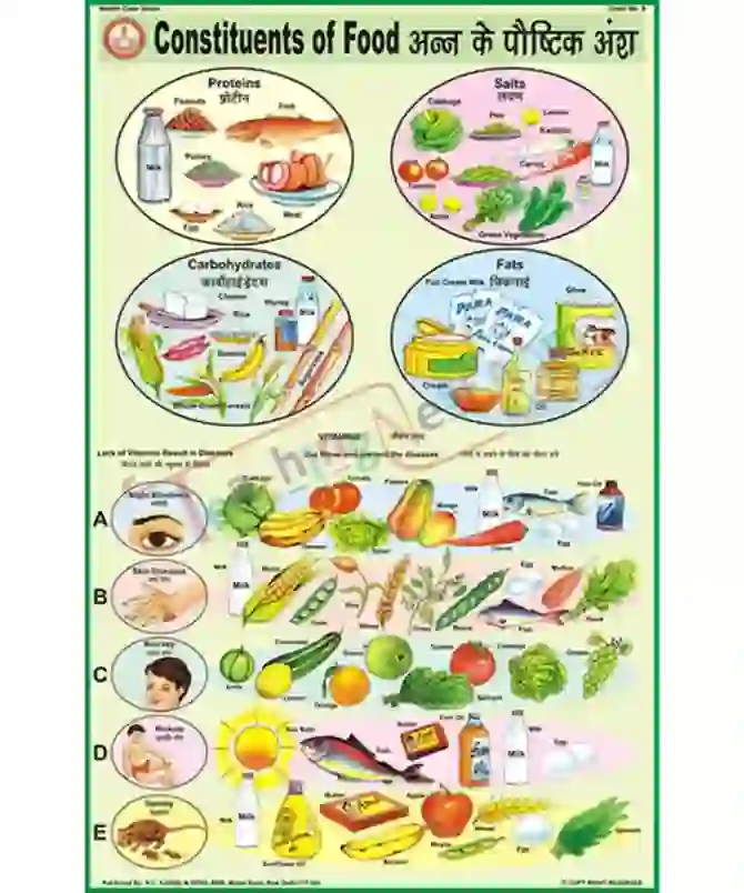 Constituents of Food Chart, English-Hindi