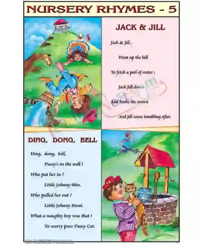 Jack And Jill; Ding, Dong, Bell Chart, English