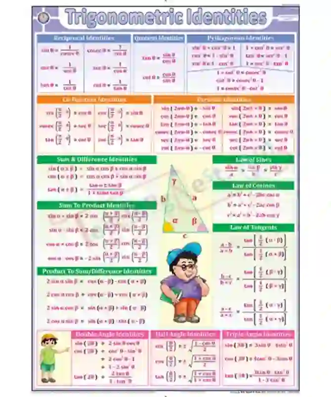 Trigonometric Identities Chart - Synthetic