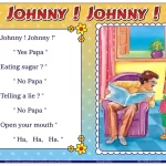 Johnny! Johnny! - Laminated, Wall Sticking, 13x19 inch