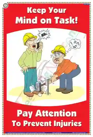 Mind on Task Safety Poster