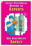 Leave Repairs to experts Chart - Laminated, Wall Sticking, 33x48 cm, English Only