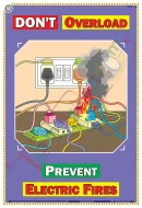 Don't Overload Chart - Laminated, Wall Sticking, 33x48 cm, English Only