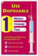 Use Disposable Chart - Laminated, Wall Sticking, 33x48 cm, English Only